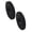 Black 2PCS, variant on 1PCS Fastening Tape Cable Ties Reusable Fastening Nylon Tape Double Side Hook Roll Hook and Straps Wires Cords Management Wire Organizer Straps