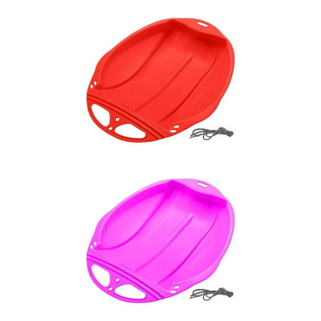 koolsoo Snow Sled Heavy Duty Sledge Luge Toy Snowboard Ski Board Sleigh Gift