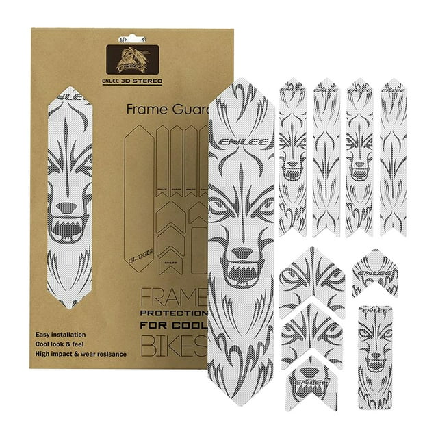 Protector de de 3D Protección antirrayas para MTB de shamjiam Protector de cuadro de bicicleta
