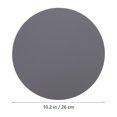 thumbnail image 2 of IDEANATEGRATE 2Pcs Silicone Table Placemats Grey for Daily Use 10.2x10.2in, 2 of 10