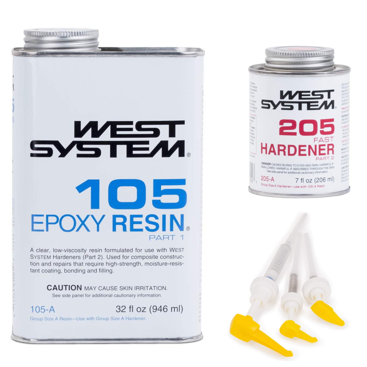 West System 105 Epoxy Resin  with 205 Fast Epoxy  Hardener 
