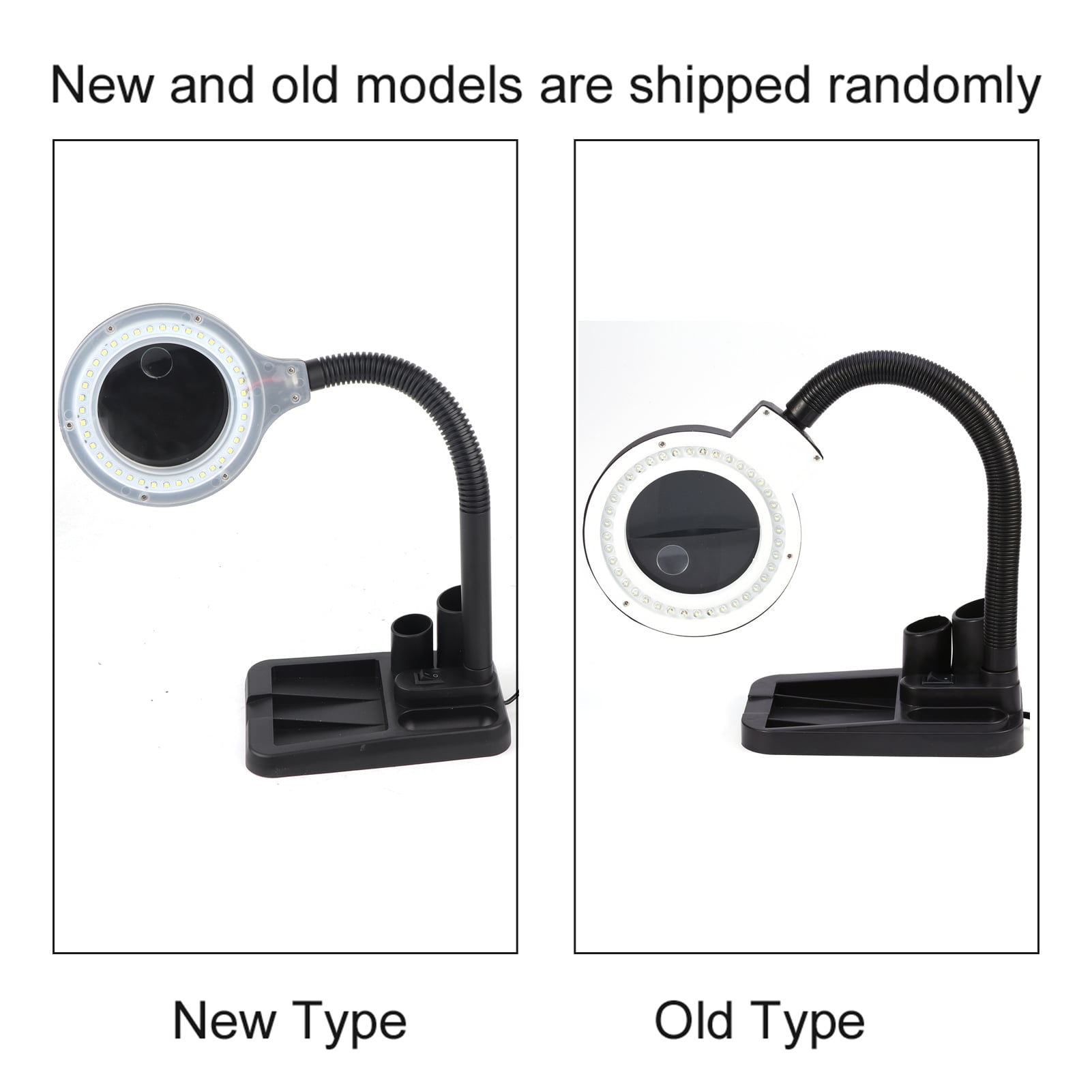 Household Organizer Magnifying 40 LED Illuminated Lighting 5X 10X Stand Magnifier & Desk Lamp
