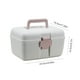 thumbnail image 2 of Botiquín de primeros auxilios de 2 capas, caja de medicamentos de emergencia portátil para el hogar y la oficina., 2 of 8