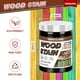 thumbnail image 2 of Tinte para madera negro | Tinte para madera de color para muebles de interior y exterior | Tinte a base de agua de secado rápido para madera | Tinte para madera de 4 onzas (morado, 4 oz), 2 of 8