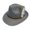 Dark Grey, variant on Cowboy Hat Western Sunhat Jazz Hat Wide Brim Velour Fabric for Men Women Outdoor Themed Party Camping