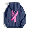 thumbnail image 5 of Shadoumai Womens Zip Up Hoodie Cancer Awareness Pullover Long Sleeve Casual Athletic Sweatshirt With Pocket Drawstring Fall Winter Jackets, 5 of 6