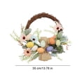 thumbnail image 4 of Sruoe Easter Wreath Artificial Easter Egg, Easter Decor Spring Wreaths, Wreaths for Front Door, Spring Wreath Easter Decorations for Door Wall Window, Wreath for Indoor and Outdoor Home Decor, 4 of 6