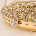 thumbnail image 4 of Bolso Bandolera Con Diamantes Imitación A La para Mujeres Que Asisten A Banquetes (Borgoña), 4 of 8