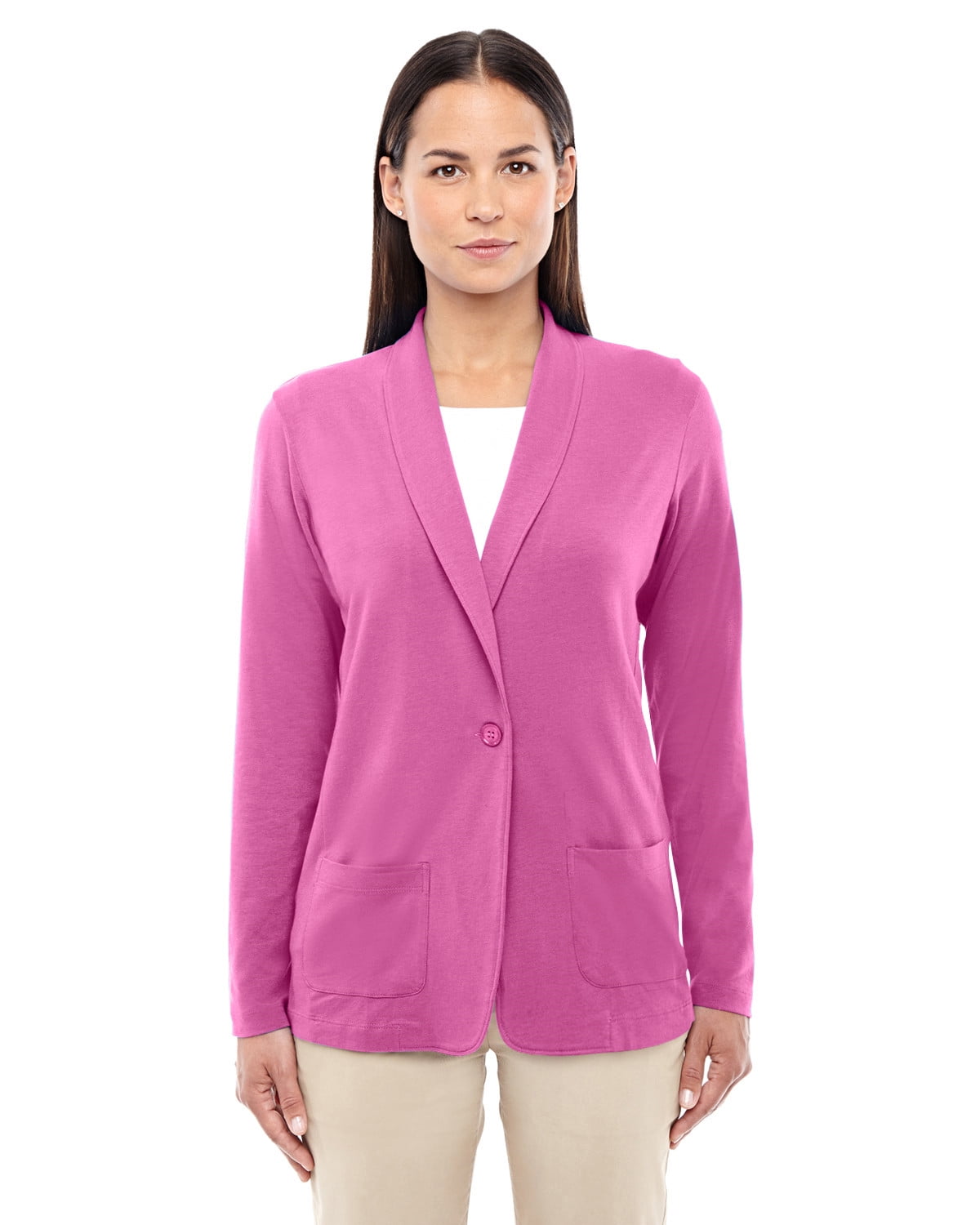 Devon u0026 Jones Ladies' Perfect Fit™ Shawl Collar Cardigan - Walmart.com