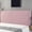Pink, variant on Partheme 71in Full Wrap Headboard Cover Stretchable Dustproof Headboard Protector, Soft Padded Bed Head Cover with Elastic Hem for 71in Bed, Black