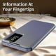 thumbnail image 5 of Green Leather Phone Case with Card Holder and Smart View Window for A56 5G, 5 of 5
