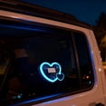 thumbnail image 6 of Solar Powered Heart Shaped LED Ambient Light – Neon Decorative Lamp Suction Cup Easy Installation For Sedans Trucks RVs In, 6 of 8