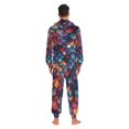 thumbnail image 4 of FORMRS Onesies Pajama for Adults Unisex Hoodie Winter Jumpsuit One Piece Sleepwear, Sizes S-2XL, Purple Dragon Scales Pattern, 4 of 7