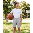 thumbnail image 4 of Pure Champ Boys Athletic Shorts 3 Pack Active Boys Shorts Youth kids Elastic Waist With Zipper Pockets Toddler-18 ( Set 1 Size Small), 4 of 8