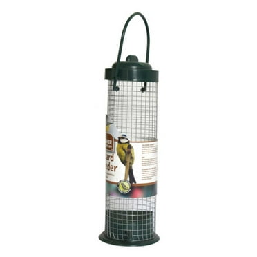 NSESSHome Squirrel Proof Bird Feeder, Metal Bird Feeders for Outdoors Hanging, Weight Activated, All-Weather Tube Bird Feeder for Outside, Wild Bird Feeder