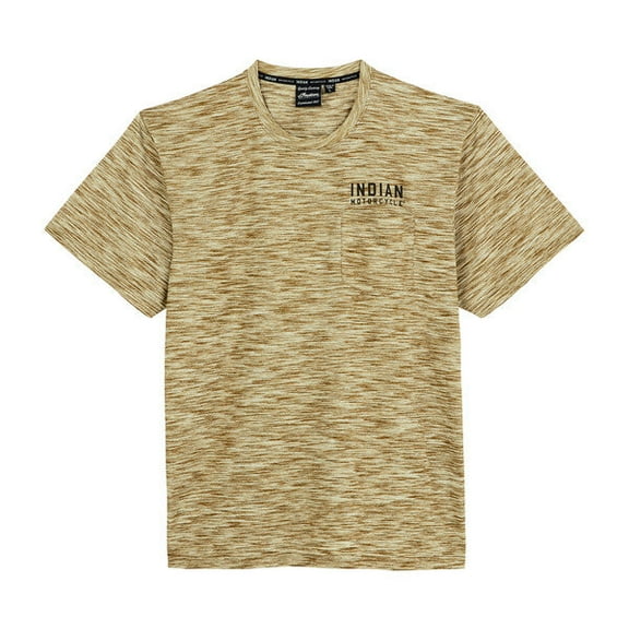 Indian Motorcycle Men's Stencil Block Icon T-Shirt, Khaki | 2862968