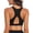 Black, variant on Women’s Medium Support Sports Bra Racerback Mesh Back Workout Bra with Removable Pads Yoga Bra for Gym Fitness
