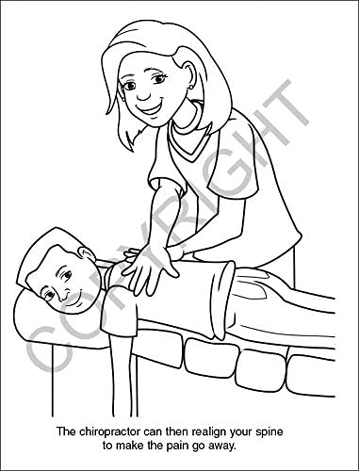 ZoCo: 25 Pack - A Visit to The Chiropractor Kid's Coloring & Activity Books