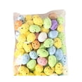 thumbnail image 3 of 100Pcs Cute Mini Easter Eggs Decorations, Speckled Foam Hanging Ornaments, Small Craft Pendant Set for Spring Festival, Tree Decor, Home Party & Holiday Indoor Outdoor DIY Decor Supplies, 0.47*0.7in, 3 of 6