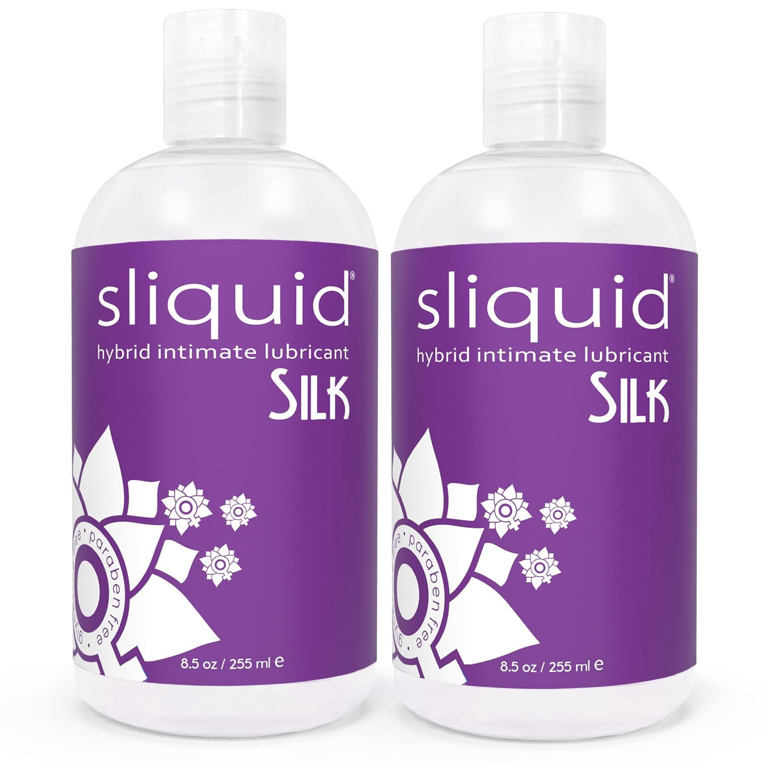 LIQUID SILK Sex Lube, Water-Silicone Hybrid (250ml/8.45oz), Skin  Conditioner, Fun to Use