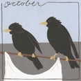 thumbnail image 3 of Meagher, Megan 12x12 Black Modern Framed Museum Art Print Titled - Avian October, 3 of 5
