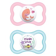 MAM Air Pacifier, 6+ Months, Girl, 2 Pack