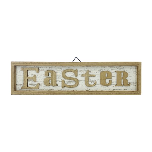 Way To Celebrate Easter Wooden Easter Wall Sign 18" Decoration