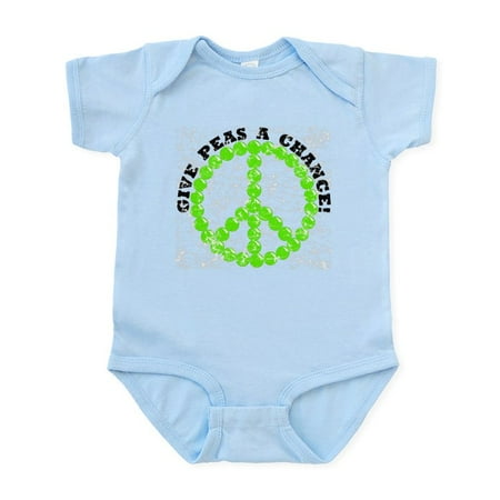 

CafePress - Peas A Chance (Distressed) Infant Bodysuit - Baby Light Bodysuit Size Newborn - 24 Months