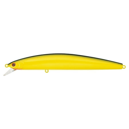 UPC: 0043178033616 | Daiwa DSPM15F31 Salt Pro Minnow 6 1 1/9 oz Size 1 Fishing Hooks Yellow Black
