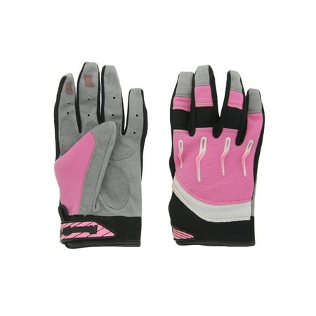 Race-Driven ATV MX Off Road Silicone Fingertip Riding Gloves Pink