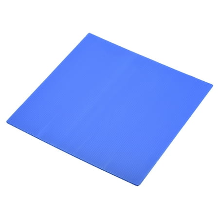 

Uxcell Corrugated Sign Board Plastic Plate Sheet Black Blue Signboard 12x12inch for Lawn Yard Pack of 3