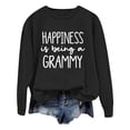 thumbnail image 1 of WEAIXIMIUNG Sweat-Shirt Surdimensionné pour Femmes Mode Décontractée Couleur Unie Manches Longues Imprimé Lettre Col Rond Hoodie, 1 of 4