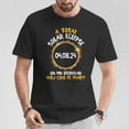thumbnail image 2 of A Total Solar Eclipse On My Birthday How Cool Is That T-Shirt, April 8 2024 Celestial Event Tee, Funny Birthday and Space Lover Graphic Shirt, Path of Totality Commemorative , Size M, Color Black, 2 of 3