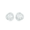 thumbnail image 2 of Rosec Jewels 0.25 CT Natural Diamond Stud Earrings for Women, Diamond Solitaire Earrings, April Birthstone Earrings, 925 Sterling Silver, 2 of 8