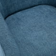 thumbnail image 3 of Comfort Pointe Geneva Cadet Blue Wood Base Swivel Chair, 3 of 7