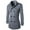 Dark Gray, variant on Stylish Men Winter Stand Collar Long Sleeve Double-breasted Woolen Trench Coat