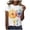 Pink, variant on Zemara Womens T Shirts, Women's T-Shirt for Women AB Print Round Neck Short Sleeve Top Comfortable Everyday Wear Purple S