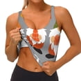thumbnail image 3 of Lsque Soutien-Gorge de Sport Imprimé Hello Fall pour Femmes, Compression, Évacuation de l'Humidité, Soutien-Gorge de Sport à Fort Impact pour Femmes, Soutien-Gorge de Sport de Soutien-Moyen, 3 of 8