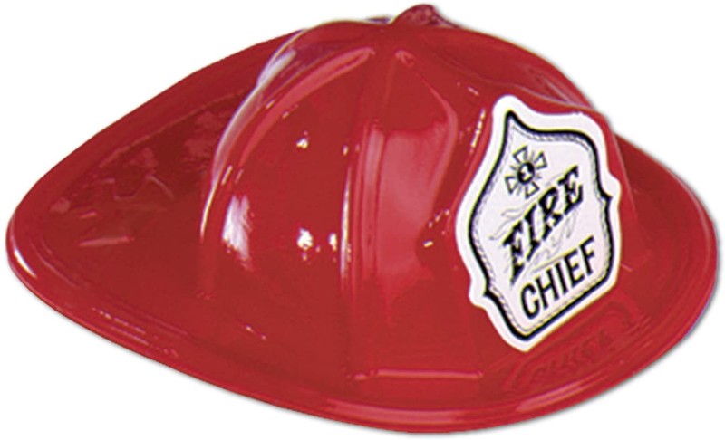Firefighter Fire Chief Mini Plastic 