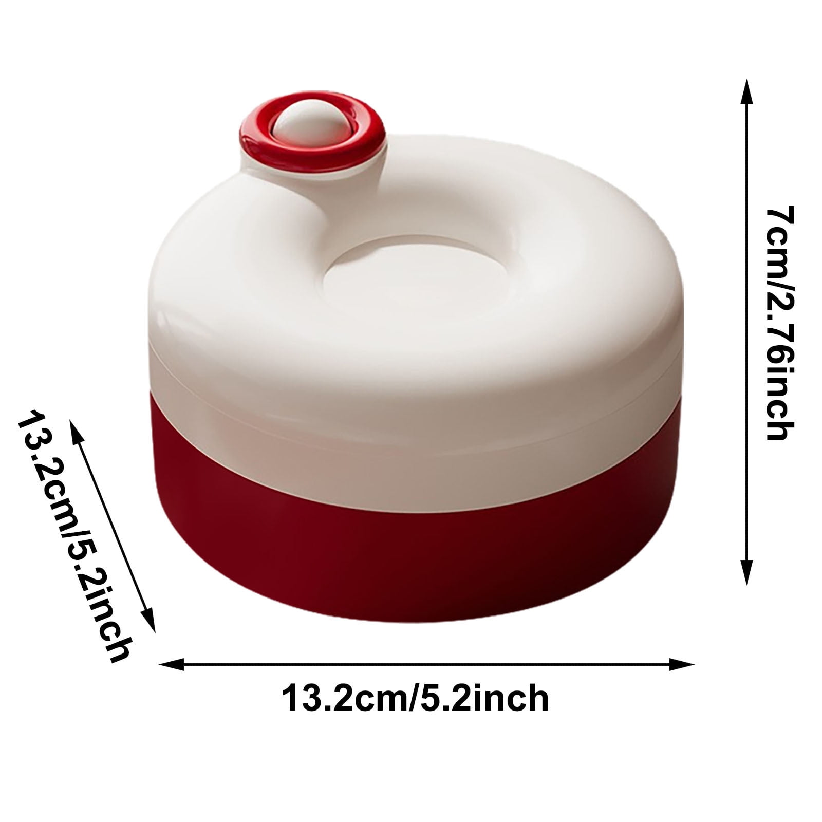 Rotating Sewing Sewing Basic Rotating Design Portable Travel Sewing DIY Sewing Organizer Organized Compartments (Red Green)