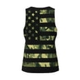 thumbnail image 5 of Easygdp American Flag Camo Men's Tank Top, Sleeveless Muscle T Shirts, Breathable, Quick-Dry, Loose for Gym, Running, Fitness - XX-Large, 5 of 9