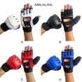 thumbnail image 3 of Greeniant Guantes de boxeo transpirables de medio dedo con capa de amortiguación EVA boxeo suave y cómodo Ropa Deportiva, Zapatos blanco Talla XL (170-180 cm), 3 of 6