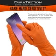 thumbnail image 5 of Dura-Gold Duratection 8 Mil Orange Super Duty Diamond Textured Nitrile Disposable Gloves, 10 Boxes of 100, Small - Latex Free, Powder Free, Food Safe, Safety Protection Work Gloves, Industrial, 5 of 7