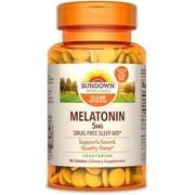 Sundown Naturals Melatonin 5 mg Tablets 90 ea
