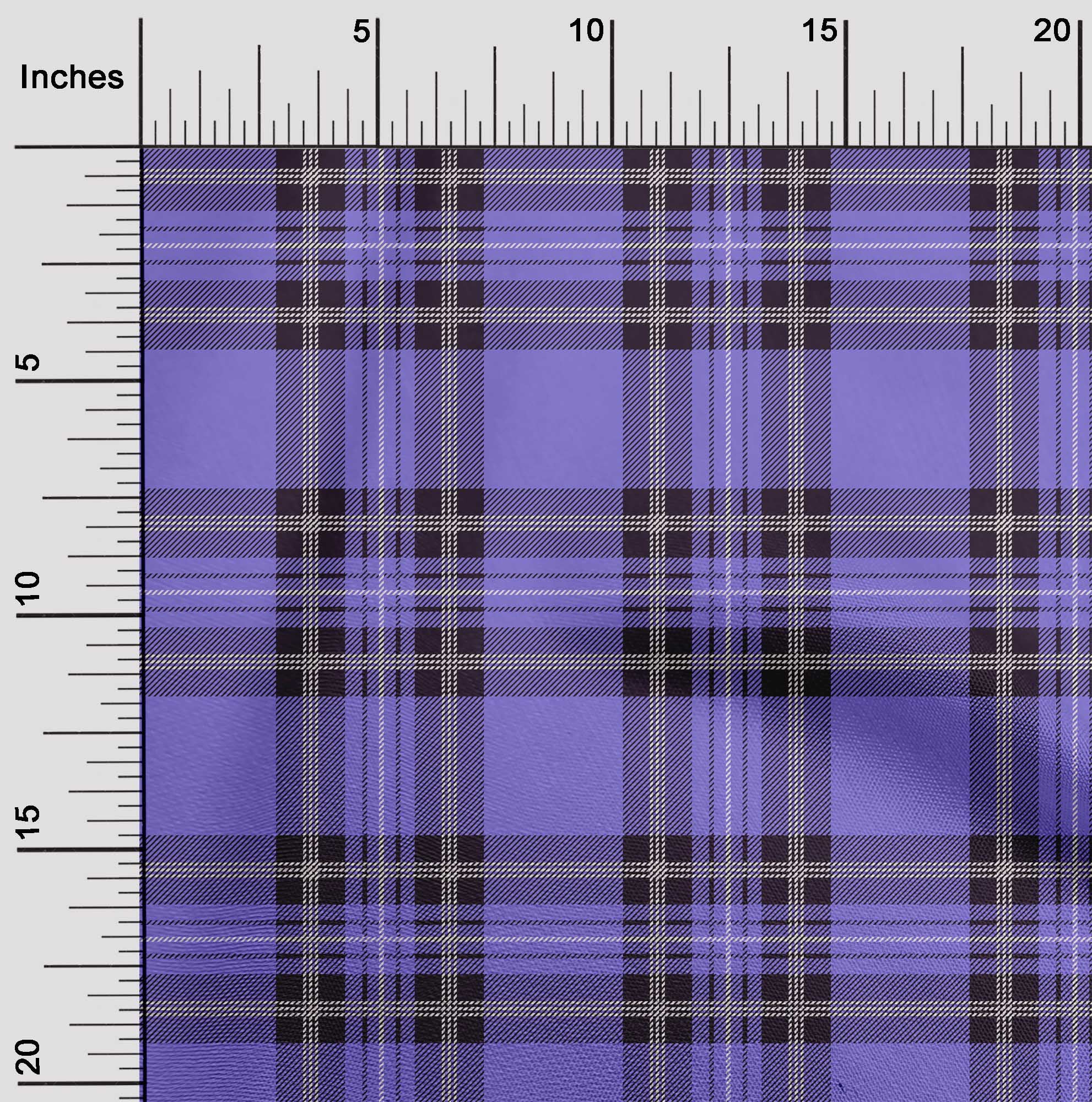 oneOone Cotton Cambric Blue Fabric Tartan Dress Material Fabric Print Fabric By The Yard 56 Inch Wide