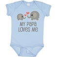 thumbnail image 3 of Inktastic My Papa Loves Me Grandchild Boys or Girls Baby Bodysuit, 3 of 5