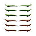 thumbnail image 2 of Eyeliner Stickers,Double Eyelid Tape, Natural Self-Adhesive Eye Line Strip Sticker False Eyeliner Lift Strips Eye Makeup Tool - 6 Pair +Orange, 2 of 10