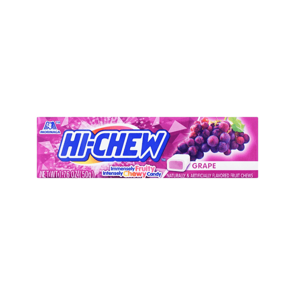 Hi-Chew Candy Grape Stick, 1.76 oz, Individually Paper Wrapped