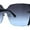 Black Silver Glitter Navy, variant on Womens Shield Rimless Oversize Butterfly Diva Sunglasses Brown Beige Pink Smoke