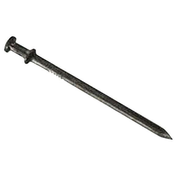 ProFIT 0077195 Scaffold Nail, 16D, 3 in L, Steel, Brite, Duplex Head, Round, Smooth Shank, 5 lb